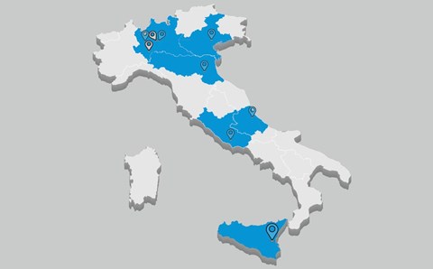 Le nostre Unità Locali in Italia
